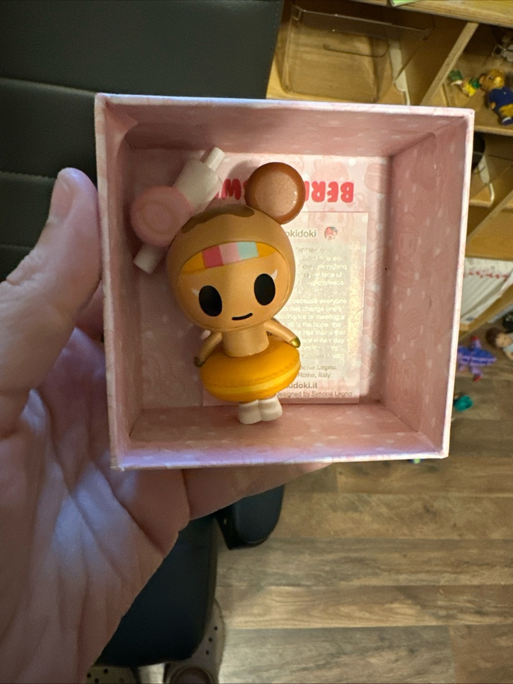 tokidoki Yellow & Pink Kawaii Vinyl Figure